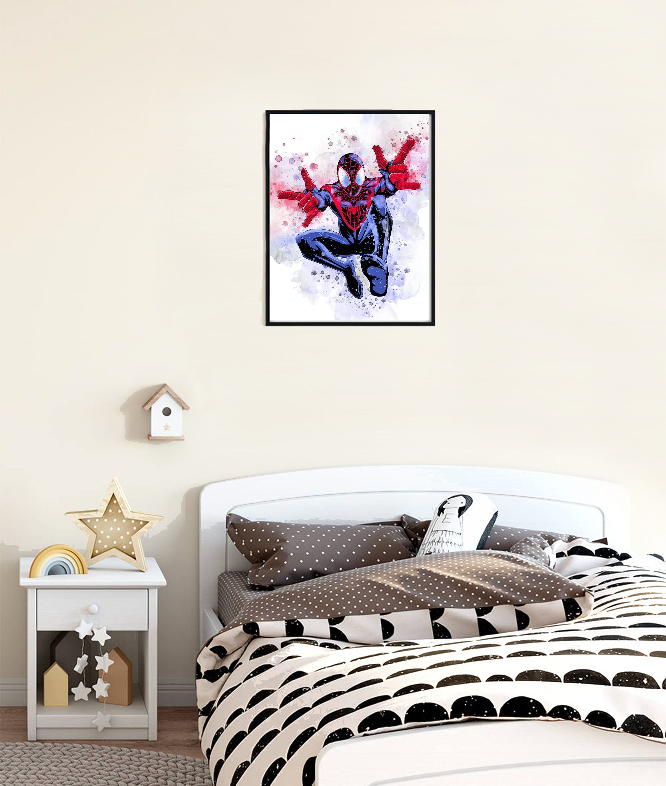 Miles Morales PRINTABLE ART Spiderman, Spider Verse, Miles Morales