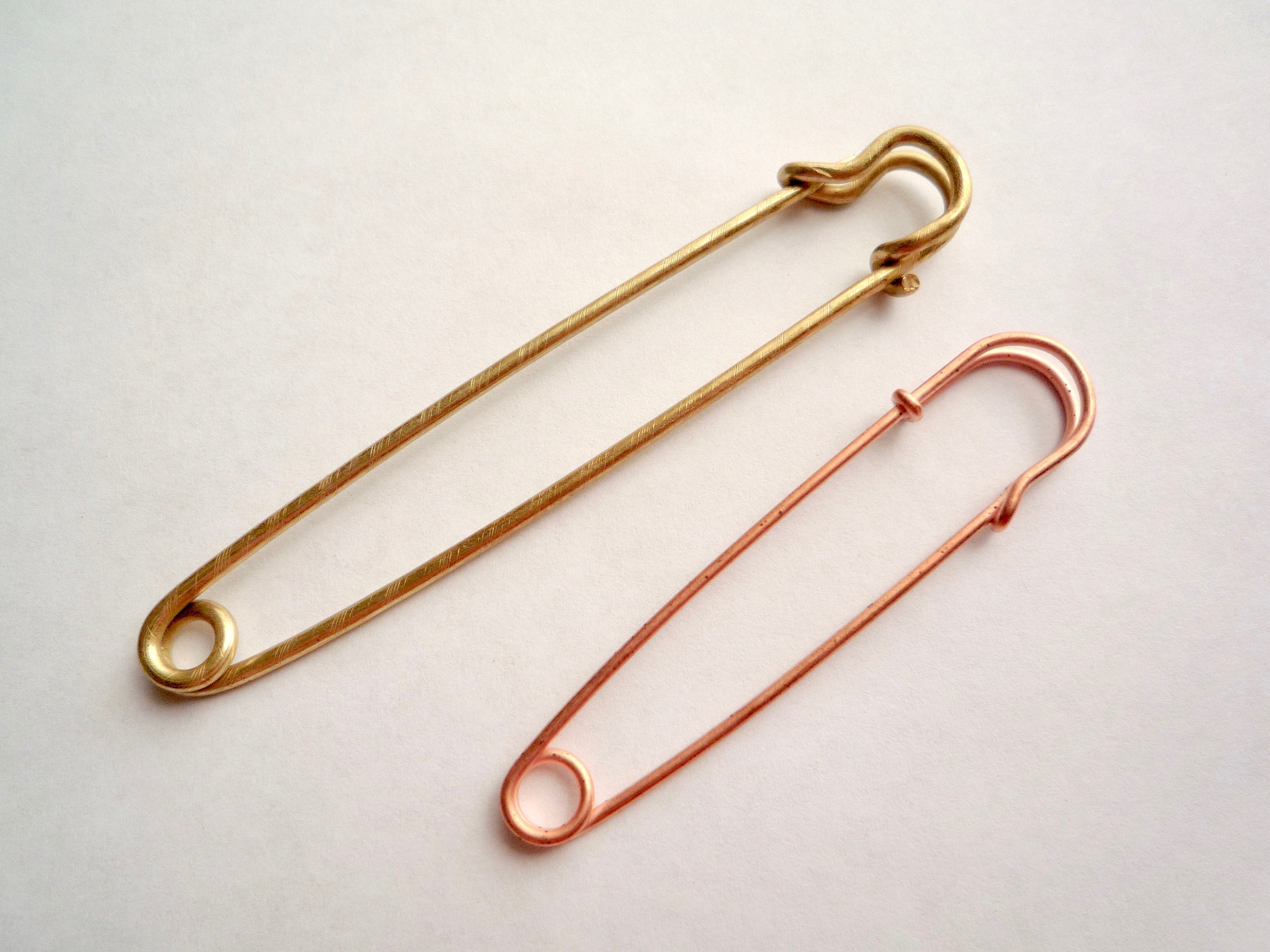 Mini Safety Pins 10pcs 208mm Copper Safety Pins Gold Plated Pins Brooch Safety  Pins Sewing Safety Pins Supply 
