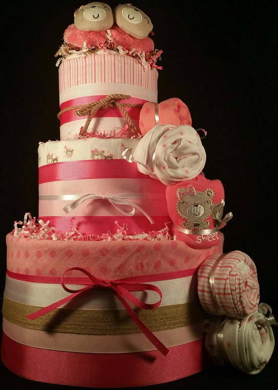 Gender Reveal Ideas Nappy Cake Weird Stuff Godparent Gift Best Etsy