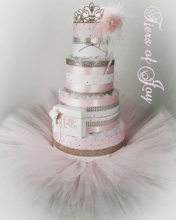 crown diaper cake