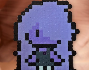 Steven Universe Amethyst Keychain | Pixel Art Perler Beads Bag Charm