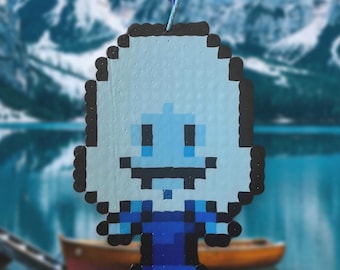 Steven Universe Blue Diamond Keychain | Pixel Art Perler Beads Bag Charm