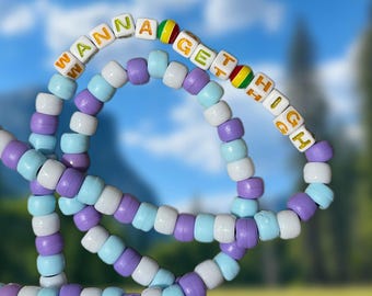 Towelie-zin armband | Rave Festival Kandi-accessoire