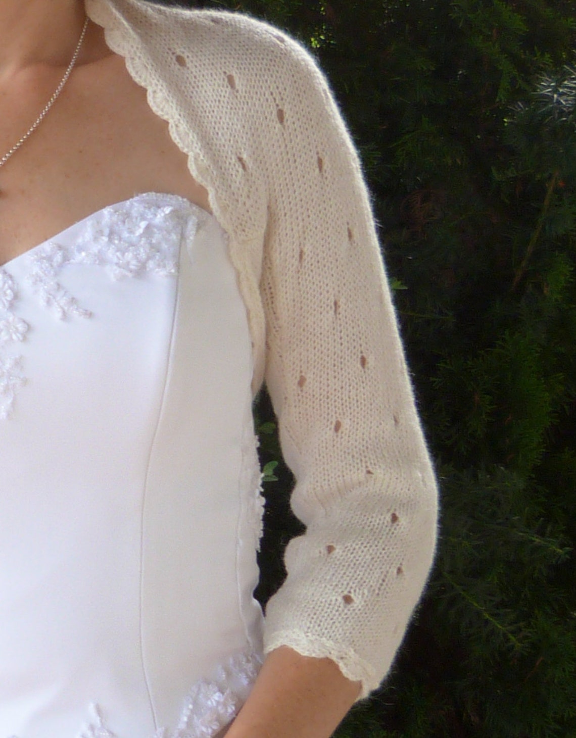 cream bolero for wedding