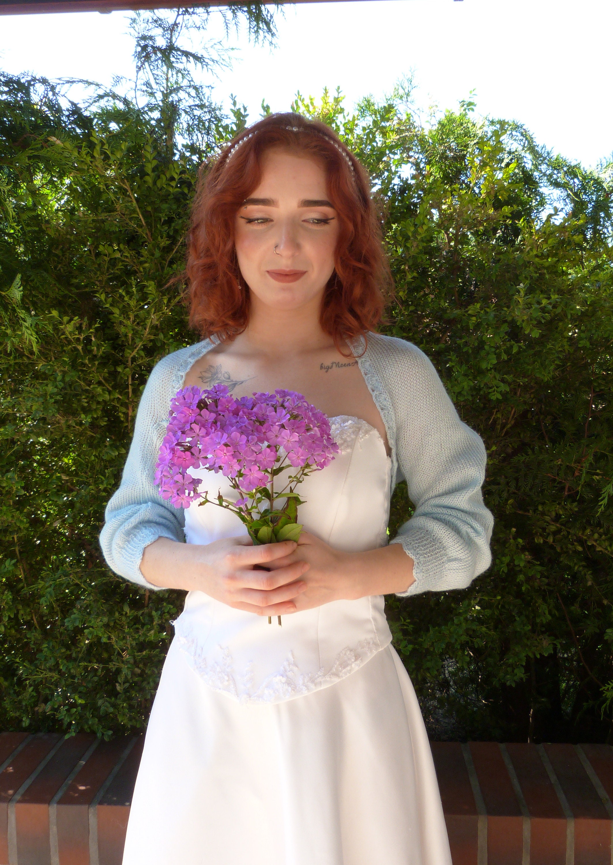 Light blue bolero shrug sale