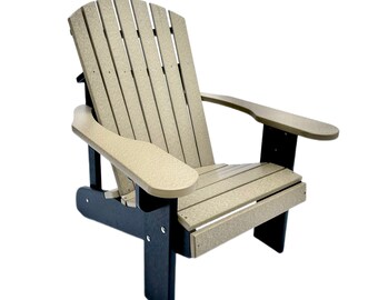 Classic Adirondack Chair - Two tone - Made from Recycled Polywood