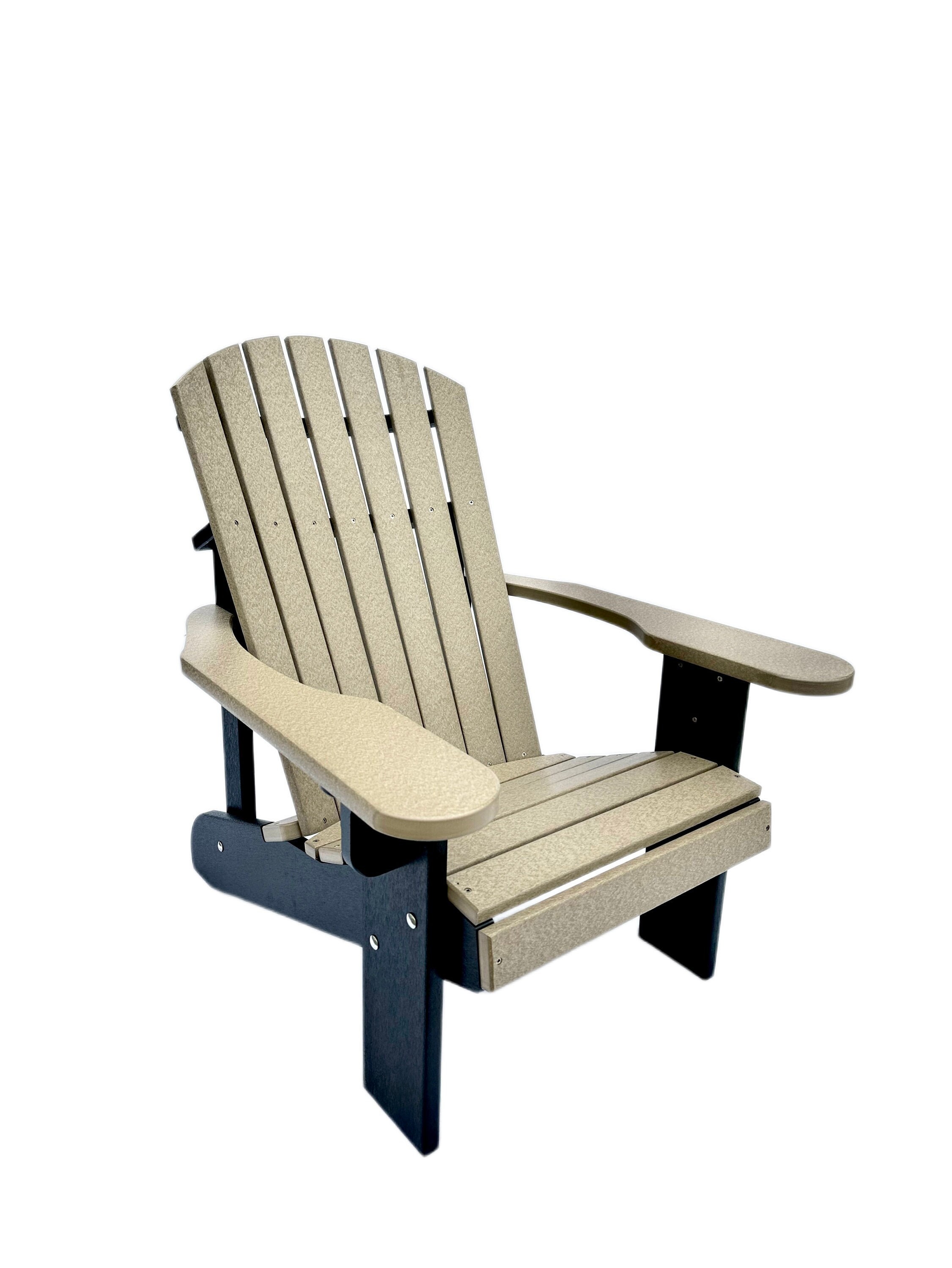 Two tone polywood adirondack chairs deals