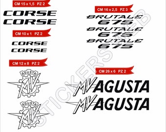 Cod.0627 Pimastickerslab Pegatinas Adhesivos MALOSSI para Motos Motocicletas