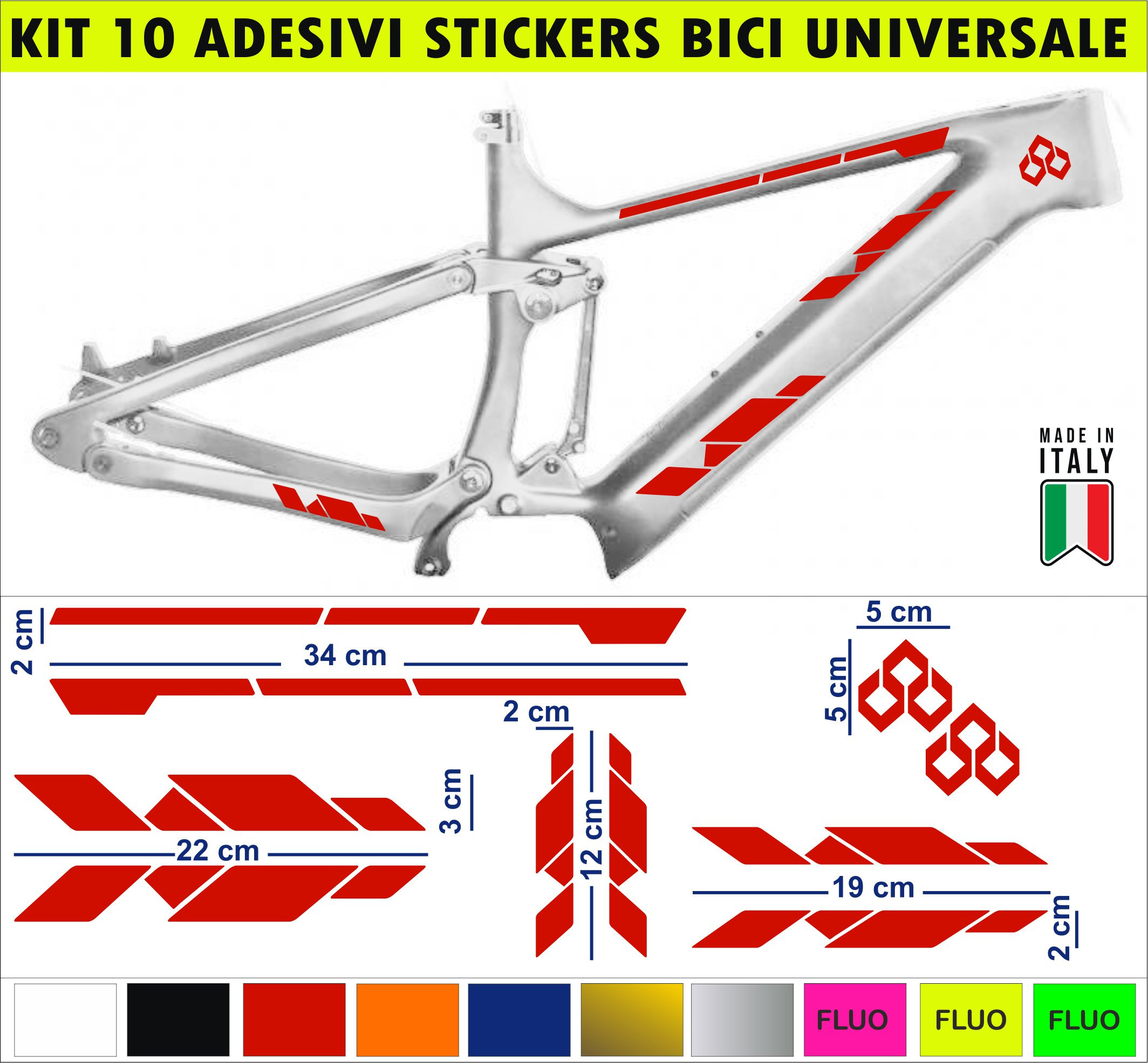 Kit 10 Autocollants Cadre V lo VTT Autocollant Compatible Pour Santa kit-10-autocollants-cadre-v-lo-vtt-autocollant-compatible-pour-santa