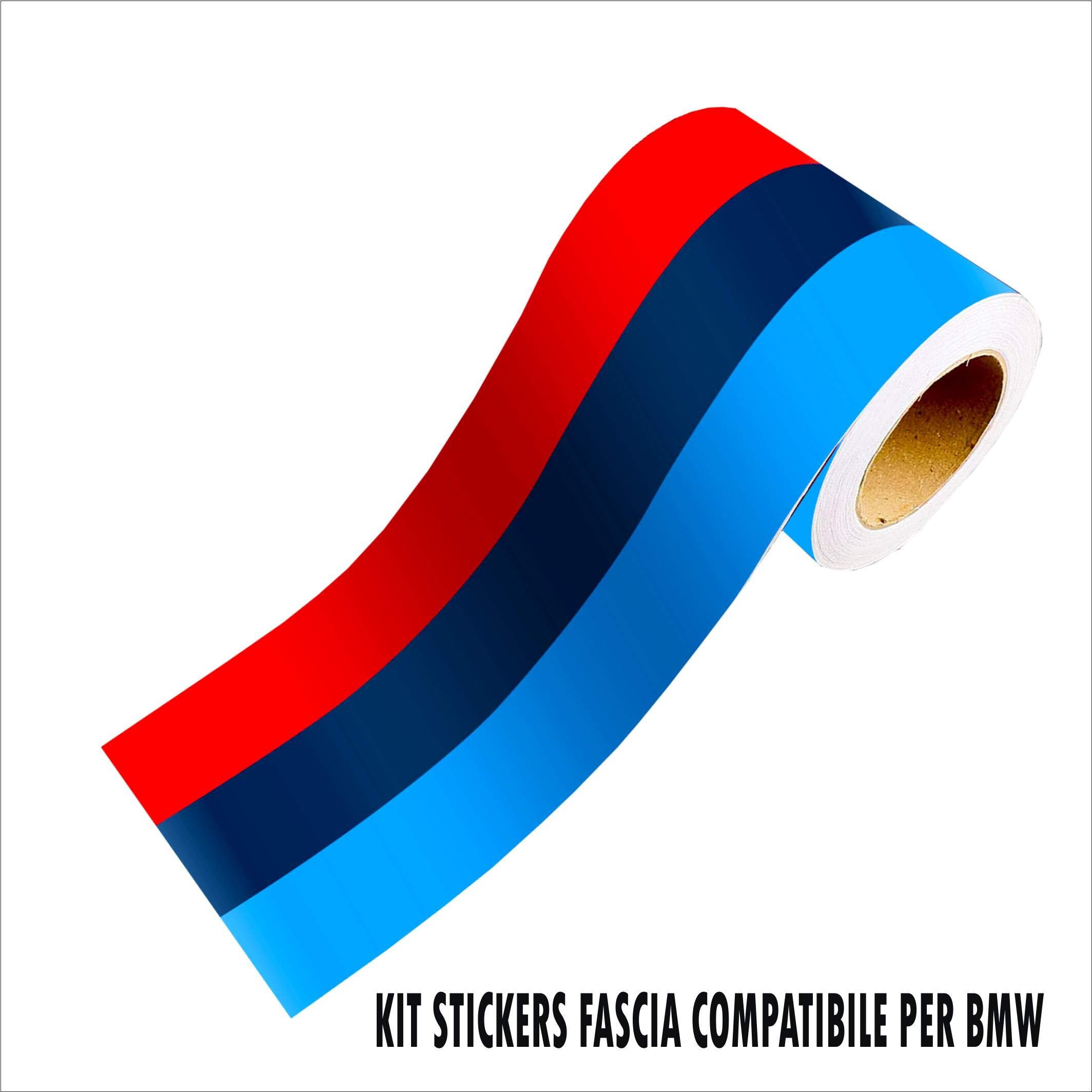 Fascia Adesiva Tricolore Per Auto E Moto - Adesivo Decal, Laminato Lucido - Foto 13