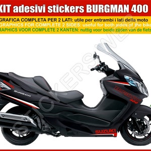 0642 Adh/ésifs Stickers pegatina Suzuki Burgman 650 Moto Motorcycle cod