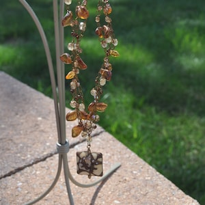 Brass Dragonfly Necklace