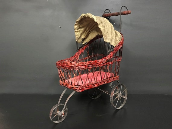 vintage baby doll carriage
