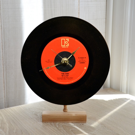The Cars Drive 7 Vinyl Record Wall Clock The Cars Drive 7 Vinyl Record Wall Clock