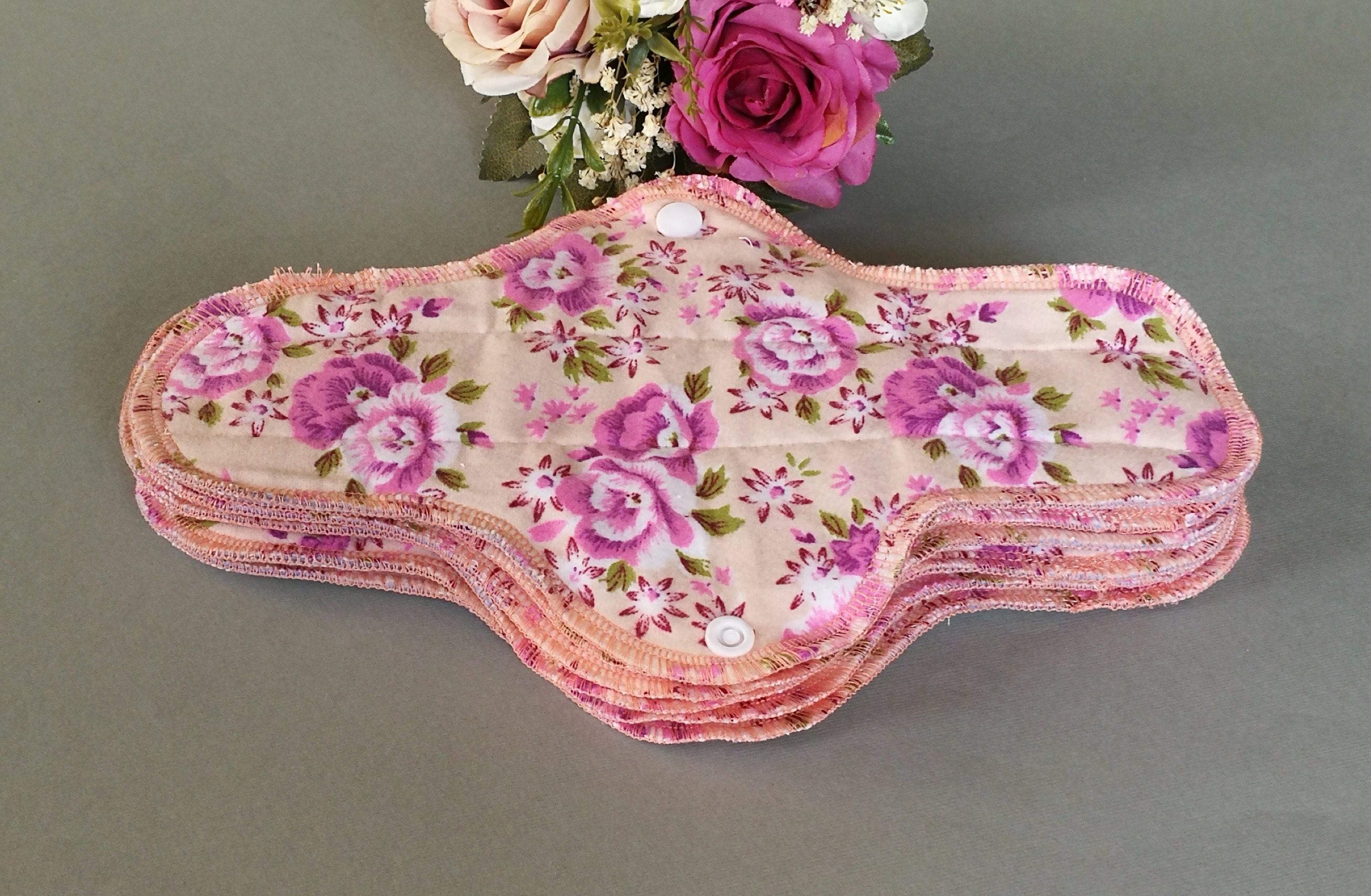 100 Cotton Menstrual Pads/ Leak Proof Reusable Feminine Cloth Etsy
