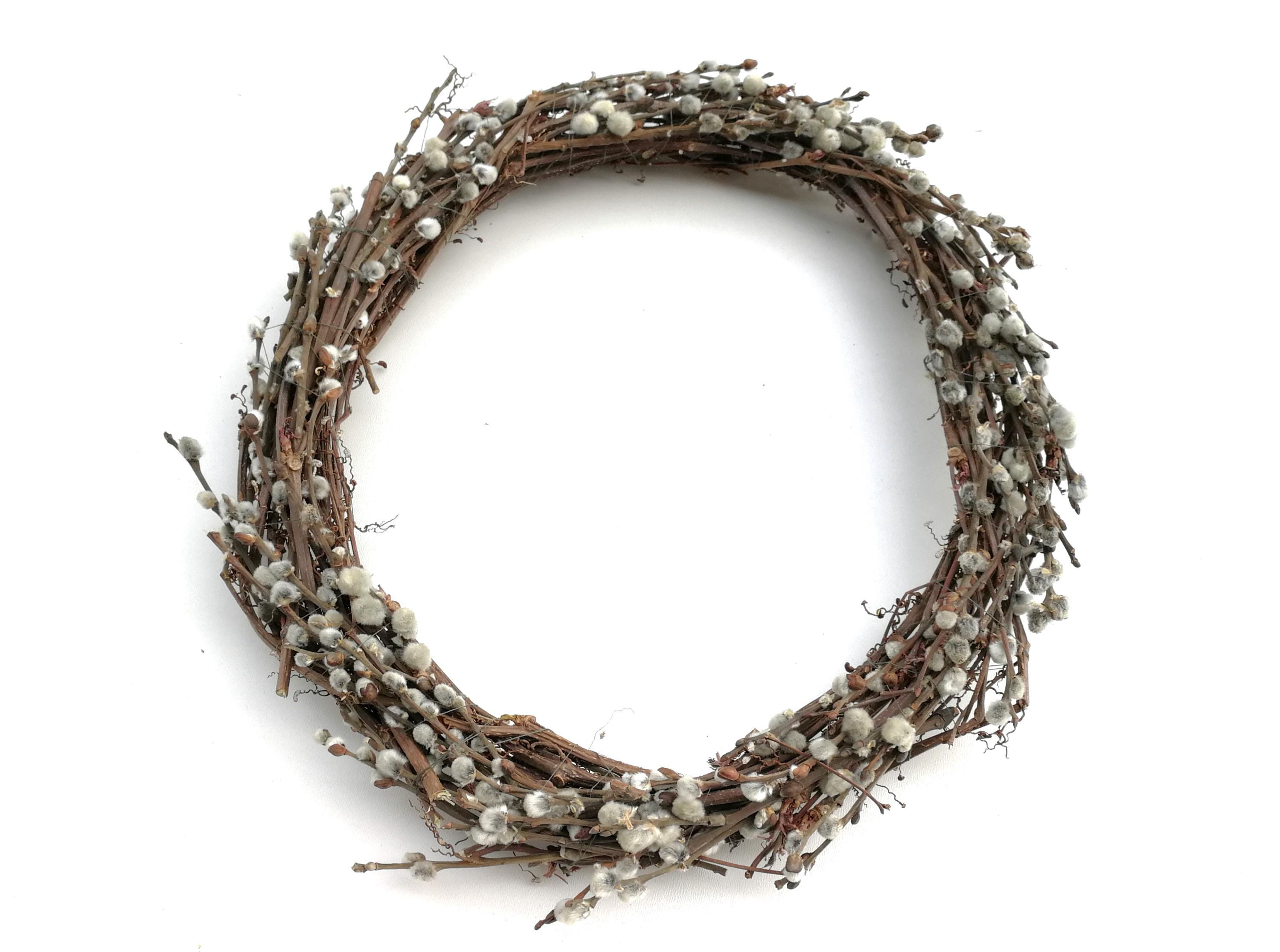 Lot De 6 Couronnes De Vigne Naturelle - Diamètre 25 Cm - Pour Bricolage, Décoration Noël, Porte, Cheminée - Base Rustique - 5