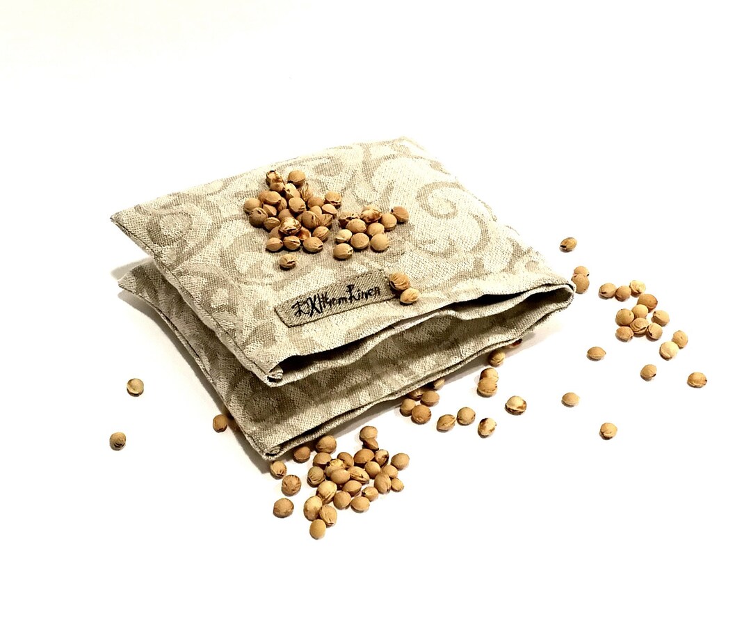 Bolsa terapéutica de hueso de cereza orgánico: compresa fría y