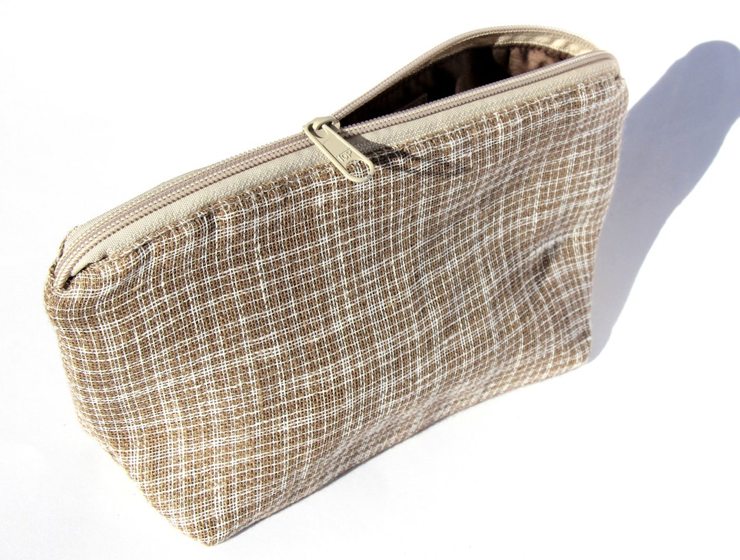 HABUAETY Kosmetiktasche Klein – Kariert, Gesteppt, Y2K Style, Plüsch (10 X 18 X 10 Cm)