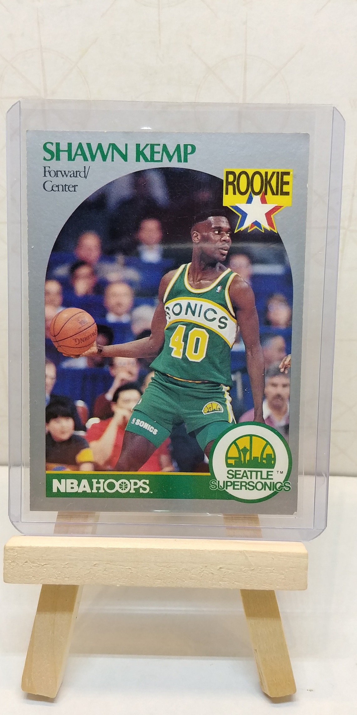 NBA Hoops 1990 Shawn Kemp Rookie Card Etsy