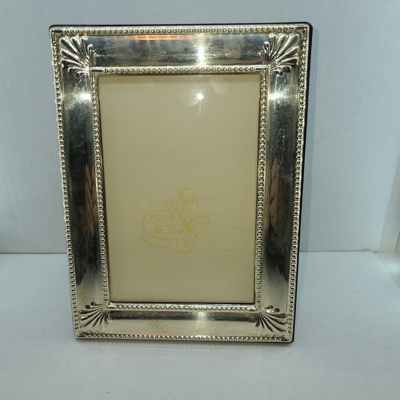 Silver and Wood Neiman Marcus Frame Etsy