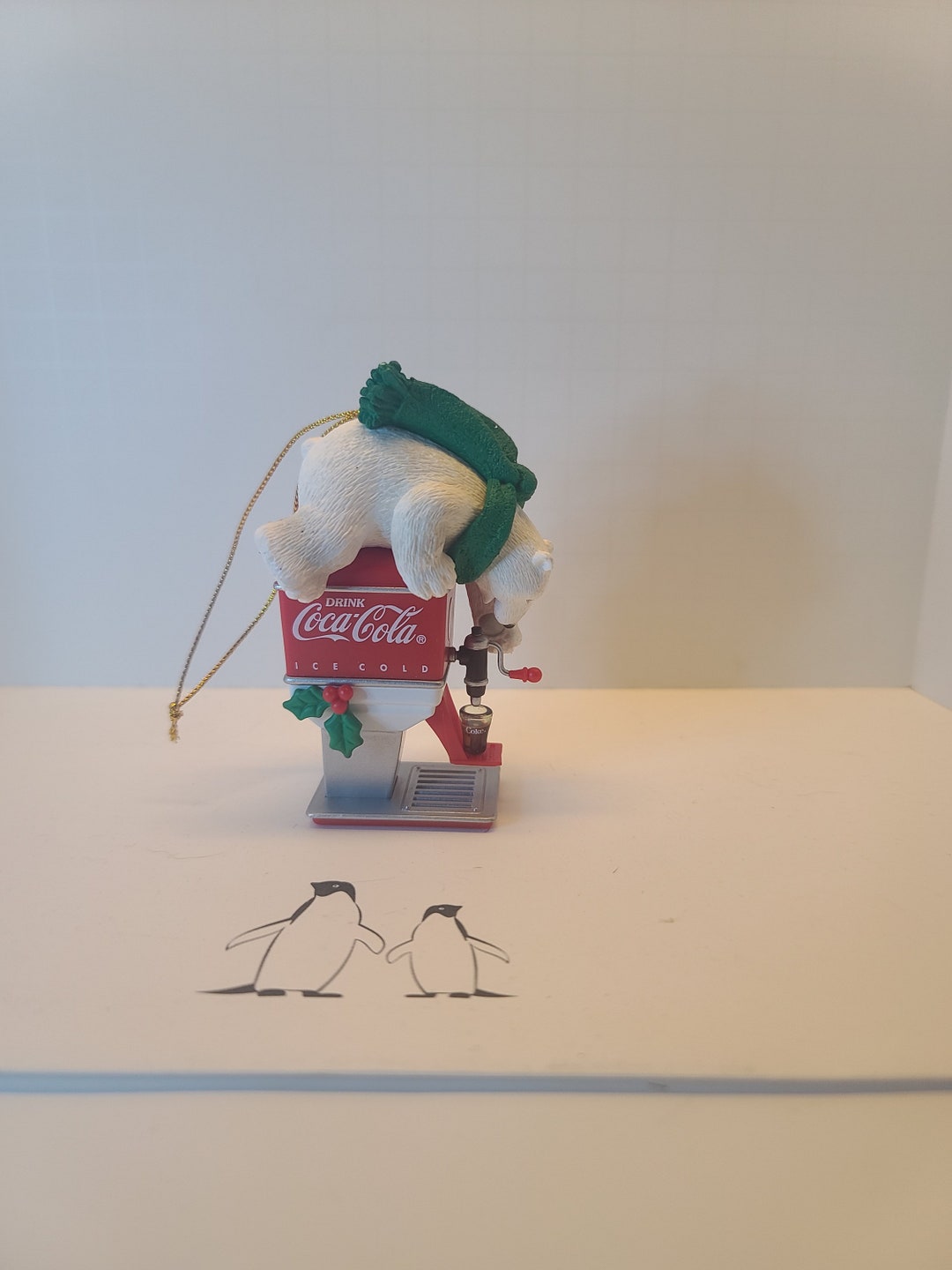 Coca Cola Polar Bear Ornament Etsy