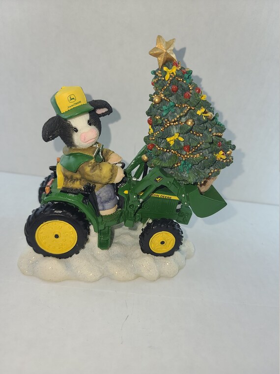 Mary Moo Moo John Deere 864692 Christmas Gives Moo A Etsy