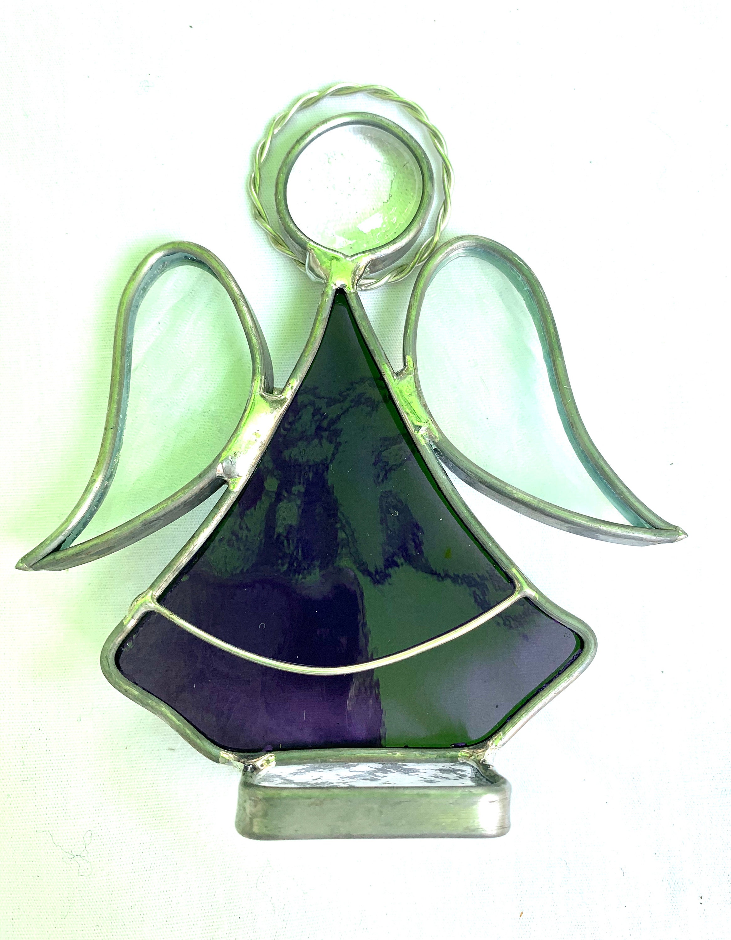 Stained Glass Small Standing Angel Etsy Australia