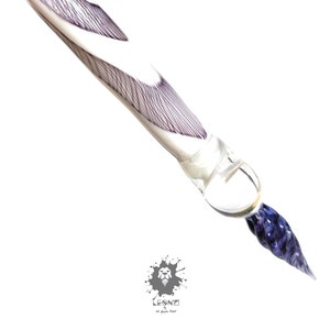 Handmade Glass Dip Pen: Calligraphy, Functional Art with Gift Box