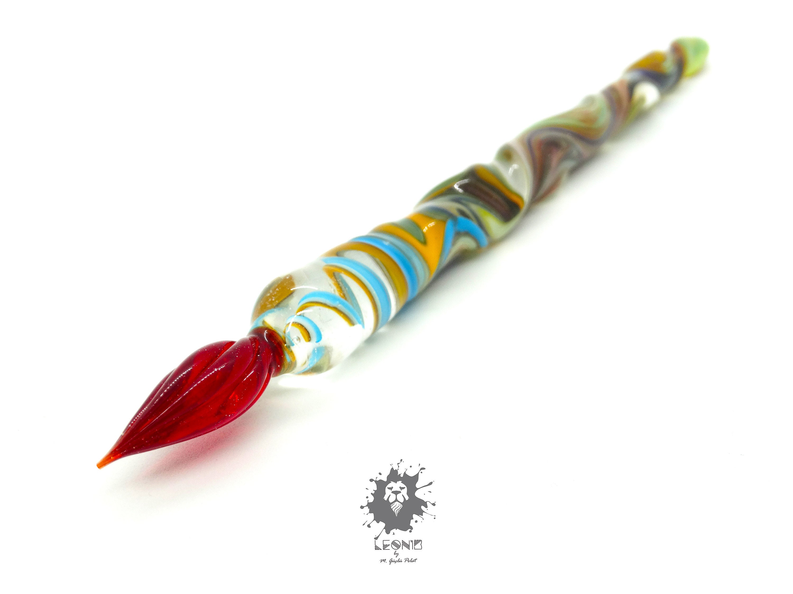 Glass Dip Pen Murano Glass Signature pen Pen for writer Etsy