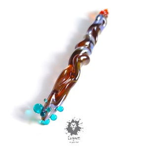 Handmade Glass Dip Pen: Calligraphy Signature Pen with Holder