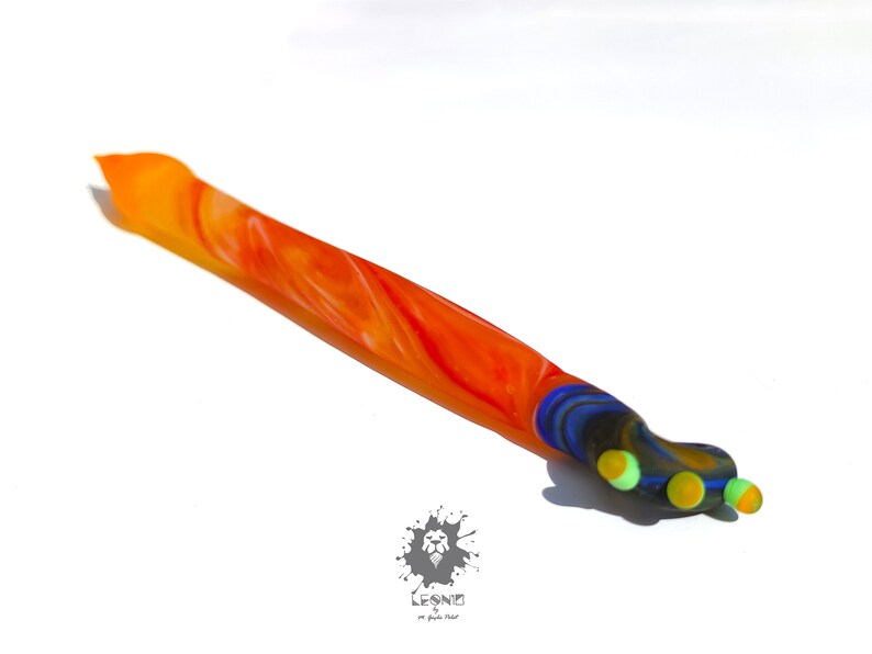 Glass Dip Pen , Abstract Bird , Pen Holder , Writing Pen Etsy