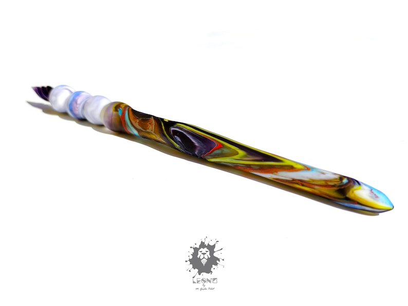 Glass Dip Pen Murano Glass Perfect Gift Functional Art Etsy
