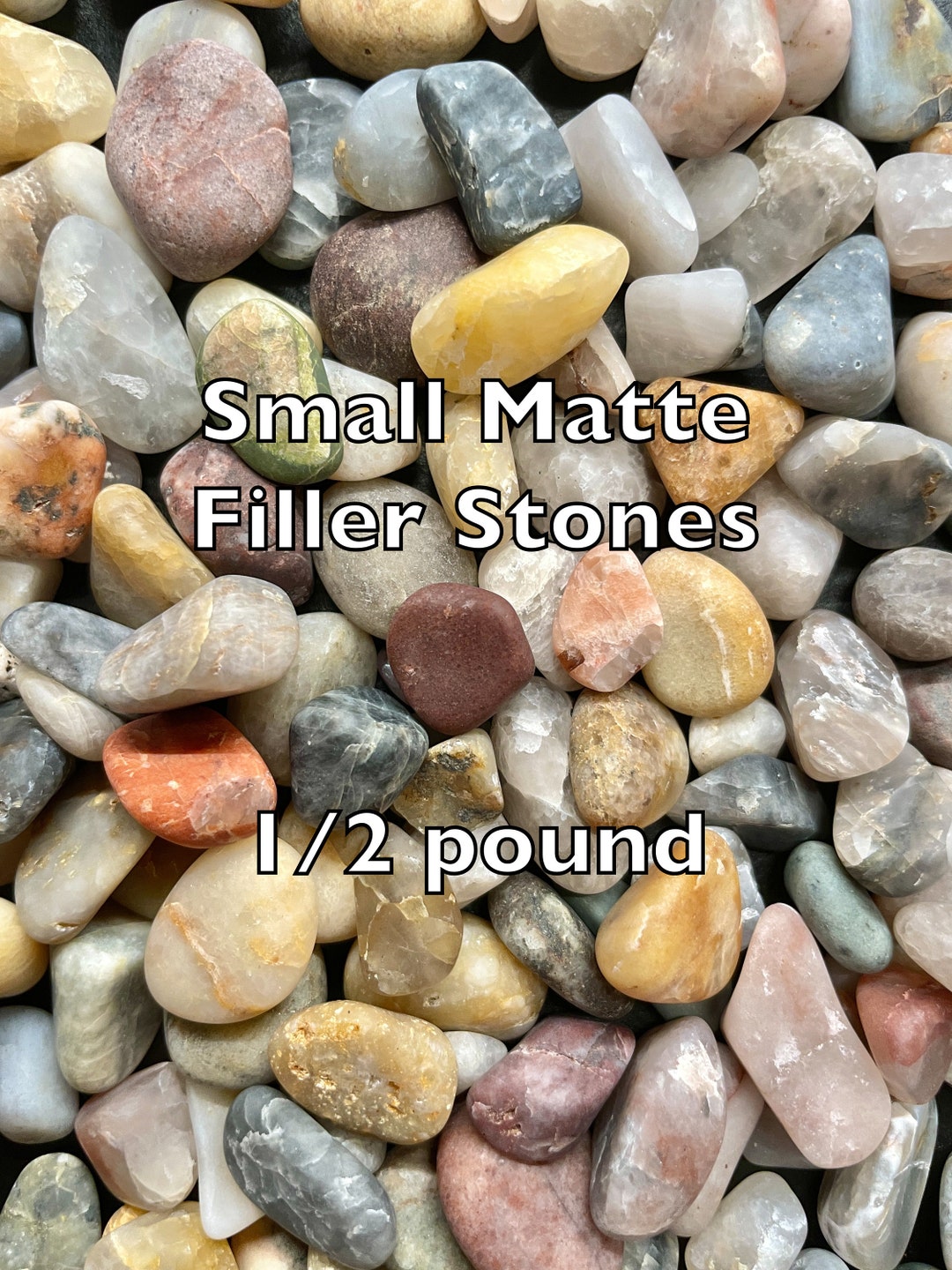 Decorative Stones. Small Matte Filler Stones Terrarium Etsy