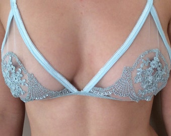 Bra, handmade lace bra,  bralette, sexy lingerie, gift for her, womens clothing