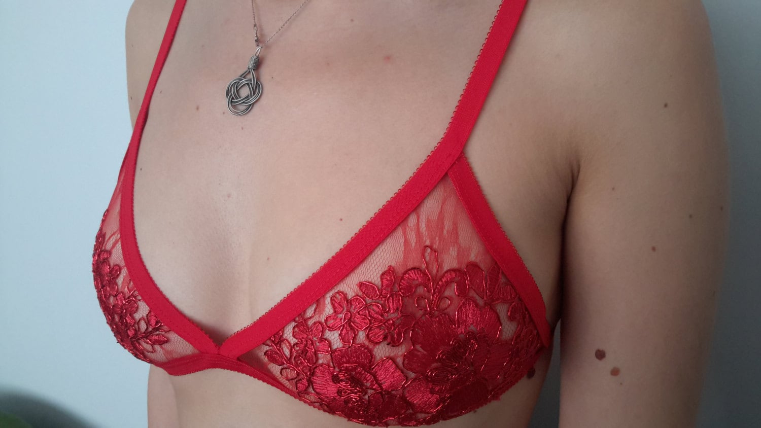 Lace,red Bra,triangle Bra,lingerie, Gift for Her, Xmas Gift, Valentine's