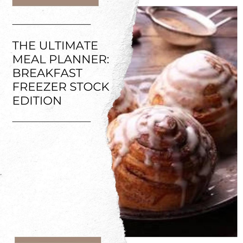 The Ultimate Meal Planner: Breakfast Freezer Stock Edition image 1