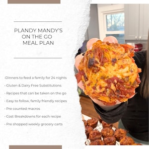 Plan de comidas familiar para llevar de Plandy Mandy