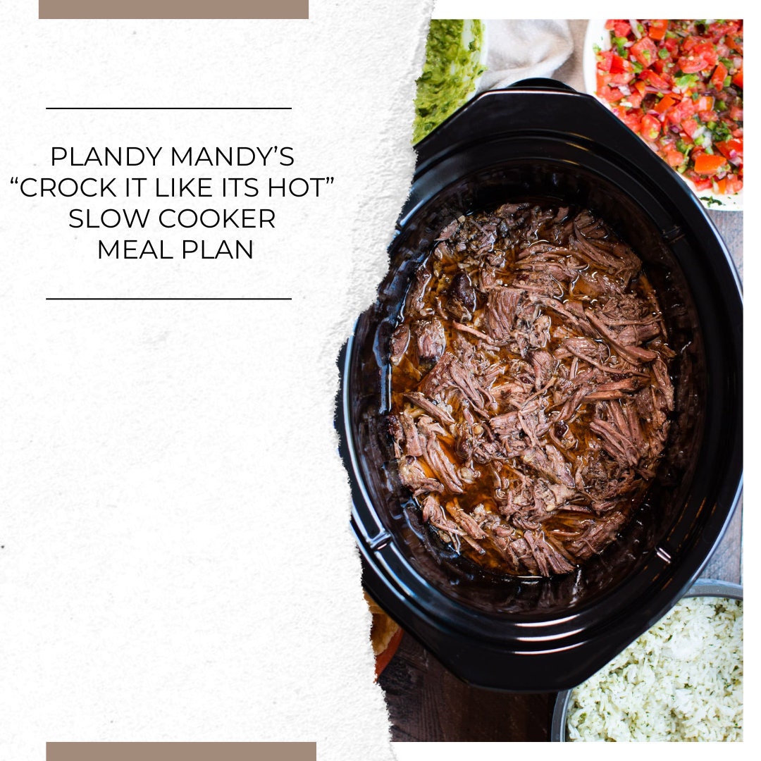 Crockpot / Instant pot Meal Plan (1st edition)