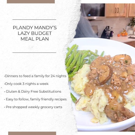 Plandy Mandy's Lazy Budget Meal Plan