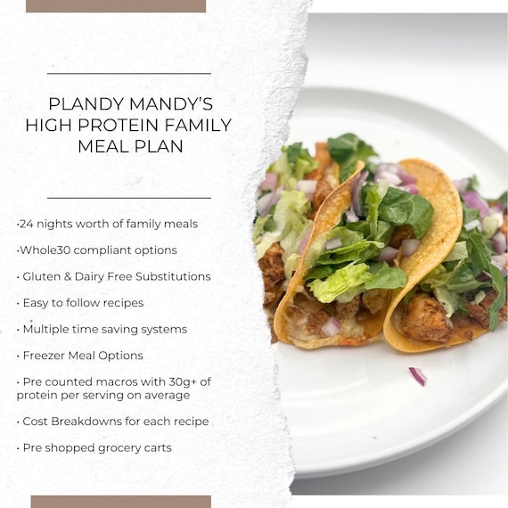 High Protein Family Meal Plan