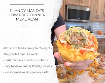 Low Prep Budget-maaltijdplan van Plandy Mandy