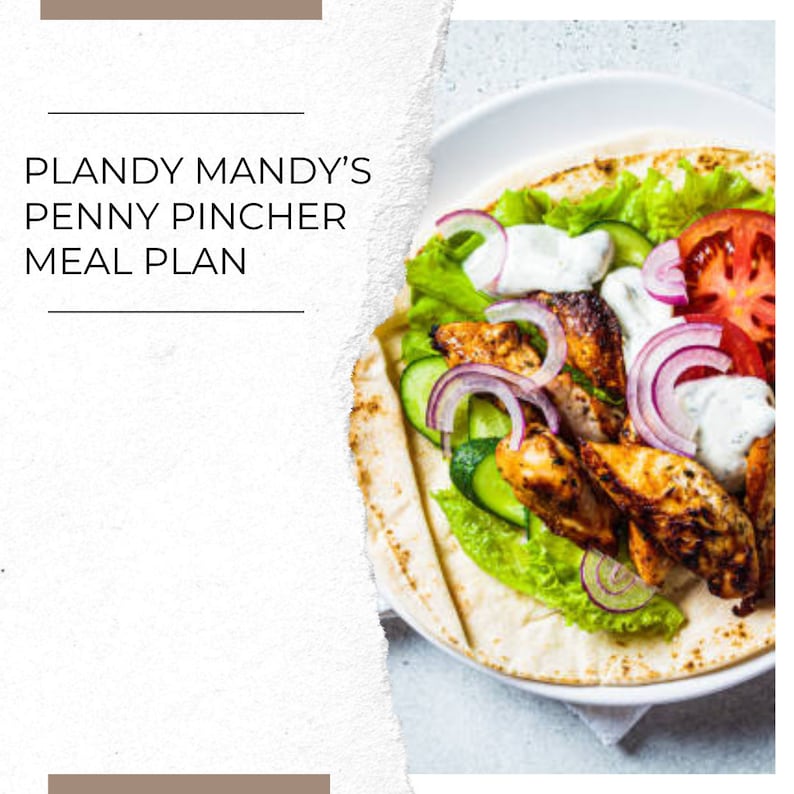 Plan de comidas Penny Pincher de Plandy Mandy edición de abril imagen 1