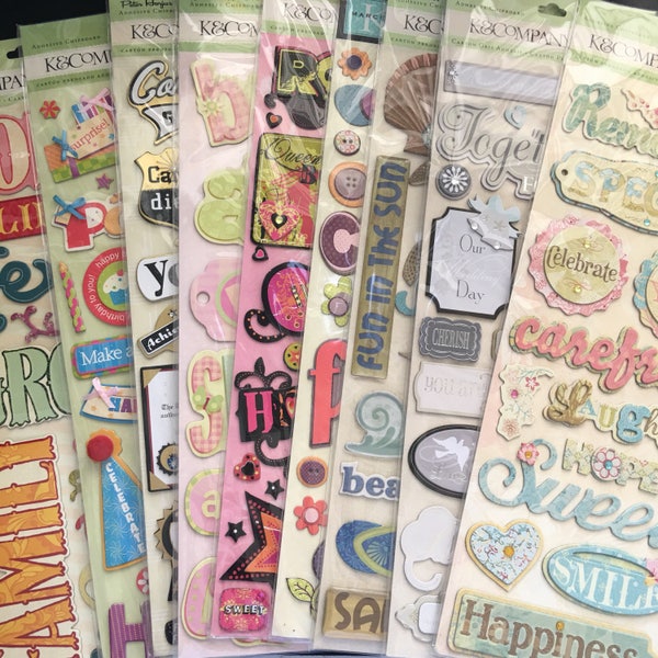 Chipboard Scrapbook Etsy