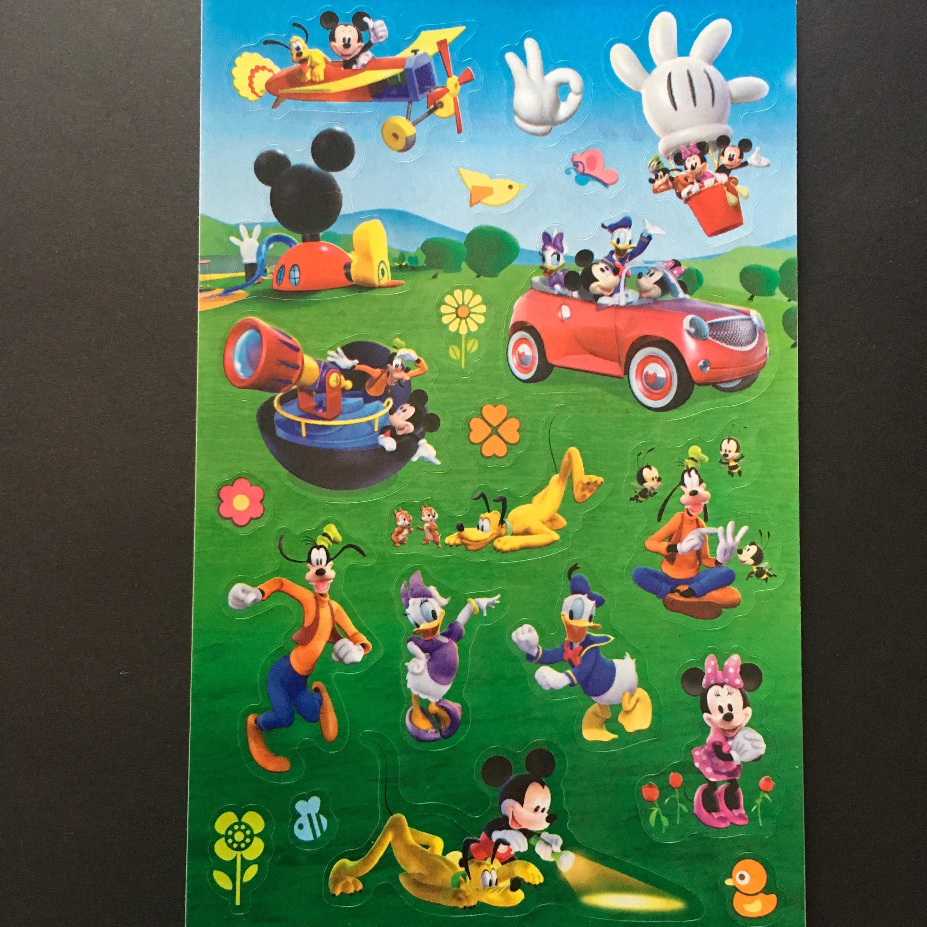 Disney Stickers - Disney Mickey Mouse Sports Lot of 3 Stickers.