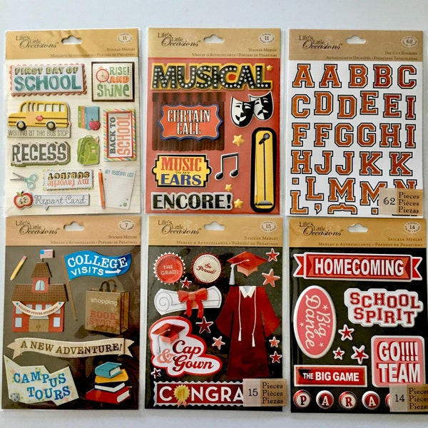 Scrapbook Stickers Etsy