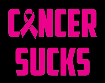 Cancer Sucks Digital Download files - .pdf, .svg, .eps