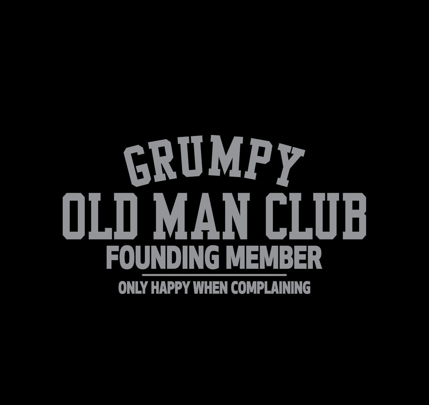 Grumpy Old Man Club Funny Stainless Steel Beer Bottle Opener Small