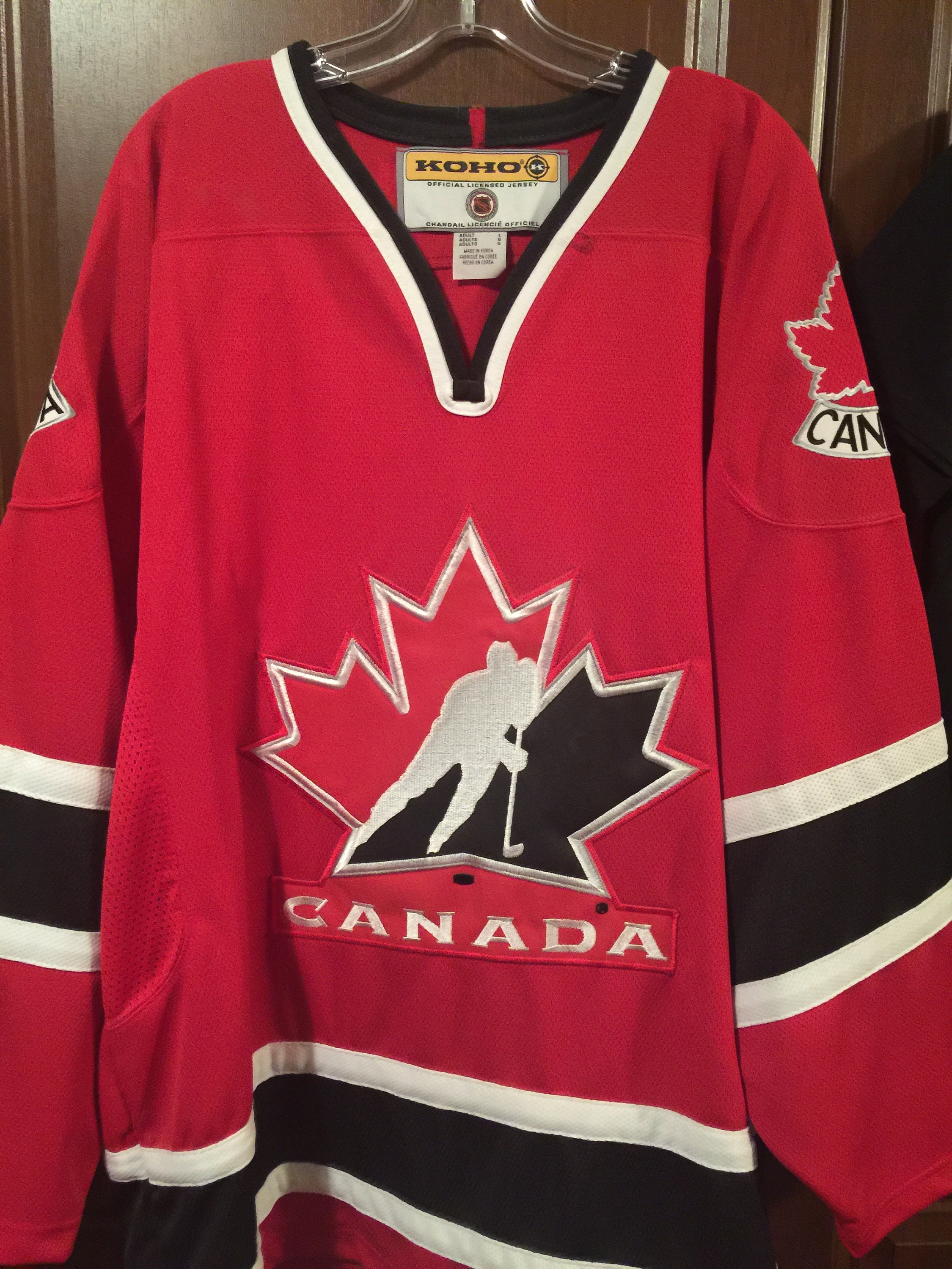HBC Men L Olympic Canada Red Hockey Jersey Vancouver 2010