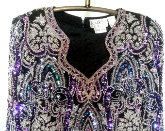 beaded evening tops uk