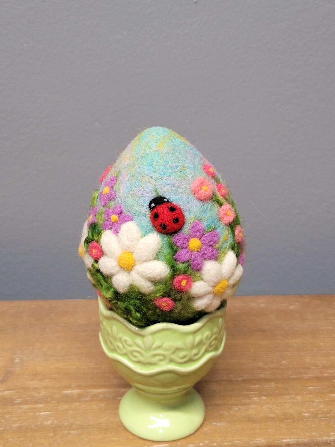 Needle Felted Easter Egg - Etsy